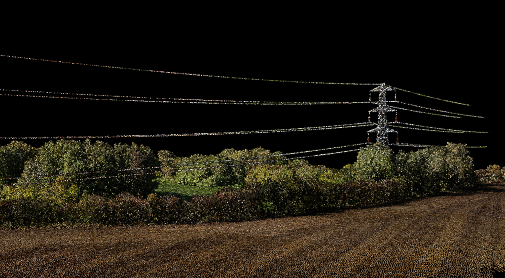 Lidarvisor - Wire and Transmission Tower