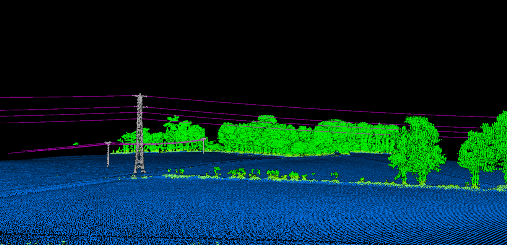 Lidarvisor - Vectorized wires - Lidar Point Cloud