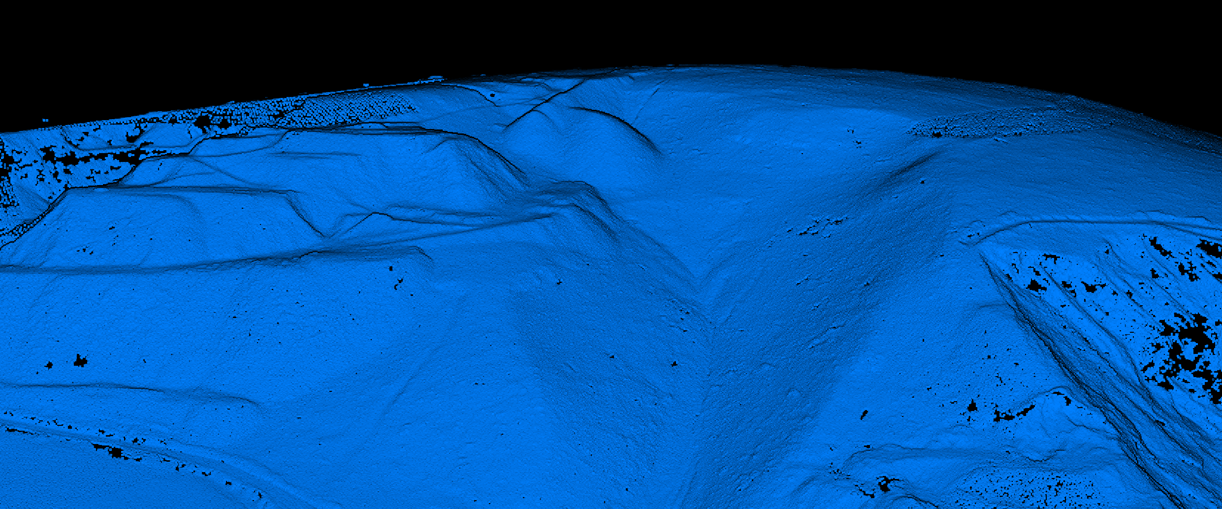 Lidarvisor - Quarry with Filtered Vegetation
